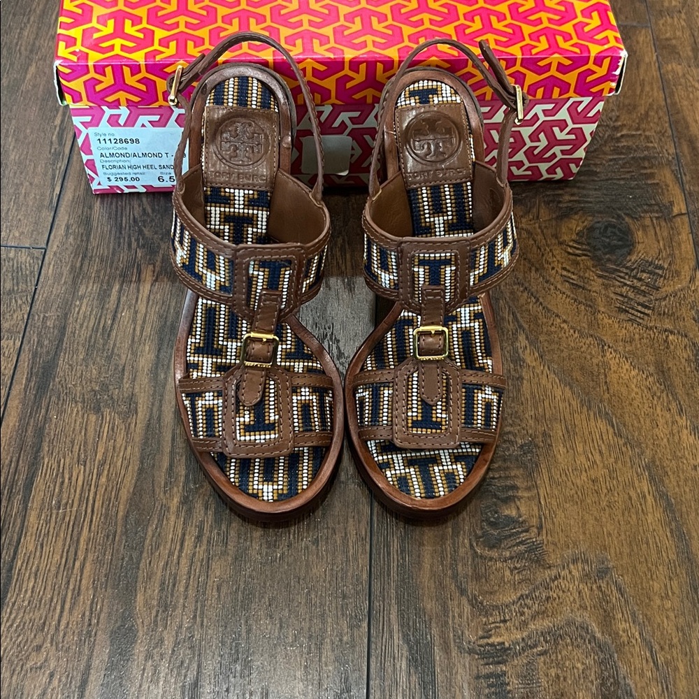 Tory Burch Vibrant Pink and Orange Box